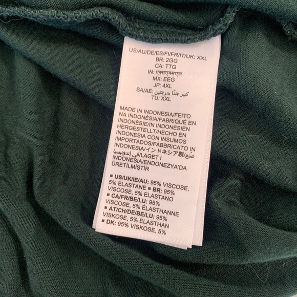 DAILY Ritual Forest green dress size XXL - Picture 6 of 6